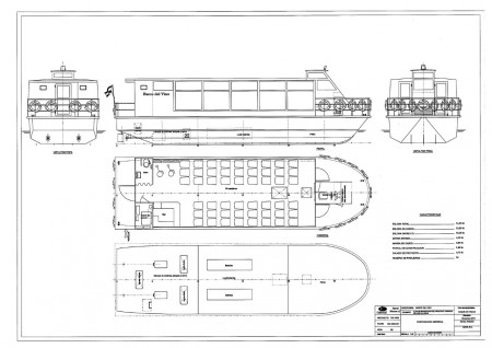 Buque de 14,50 m. para 54 pasajeros