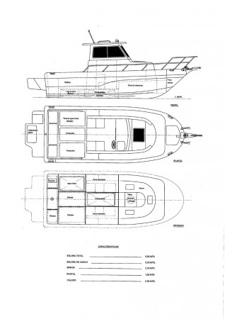 Barco a motor de 6,50